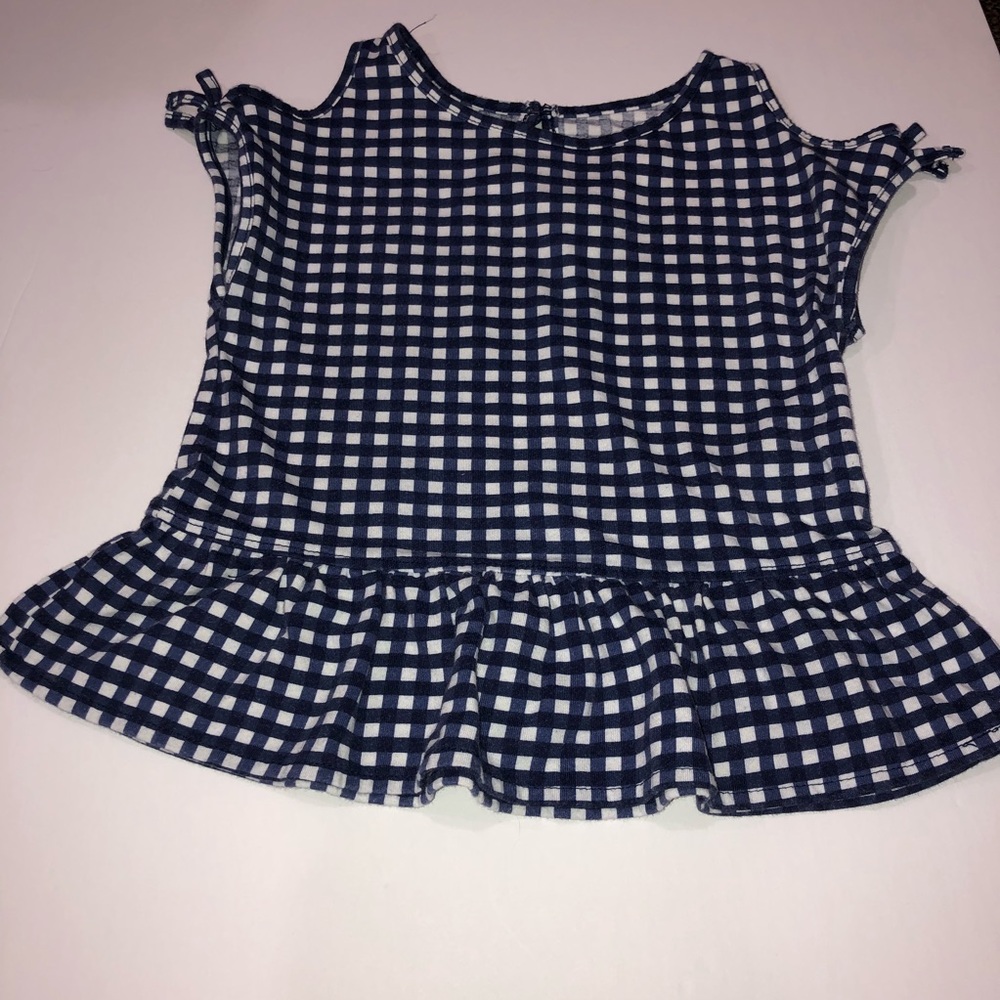 Blue ops shoulder top